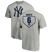 Men's New York Yankees Roy White ＃6 RBI T-Shirt Heathered - Gray