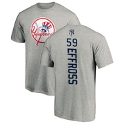 Men's New York Yankees Scott Effross ＃59 Backer T-Shirt Ash