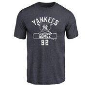 Men's New York Yankees Yoendrys Gomez ＃92 Base Runner T-Shirt - Navy