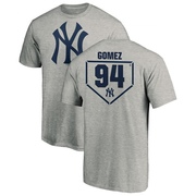 Men's New York Yankees Yoendrys Gomez ＃94 RBI T-Shirt Heathered - Gray