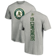 Men's Oakland Athletics Bert Campaneris ＃19 Backer T-Shirt Ash