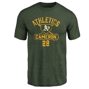 Men's Oakland Athletics Daz Cameron ＃28 Base Runner T-Shirt - Green