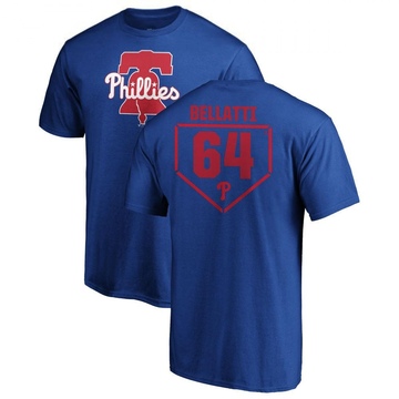 Men's Philadelphia Phillies Andrew Bellatti ＃64 RBI T-Shirt - Royal