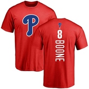 Men's Philadelphia Phillies Bob Boone ＃8 Backer T-Shirt - Red