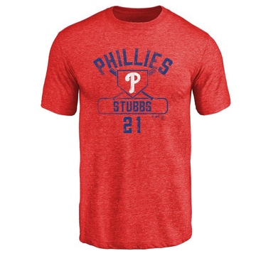 Men's Philadelphia Phillies Garrett Stubbs ＃21 Base Runner T-Shirt - Red