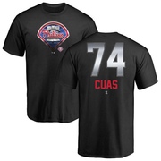 Men's Philadelphia Phillies Jose Cuas ＃74 Midnight Mascot T-Shirt - Black