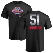 Men's Philadelphia Phillies Seth Johnson ＃51 Midnight Mascot T-Shirt - Black