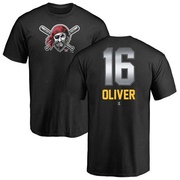 Men's Pittsburgh Pirates Al Oliver ＃16 Midnight Mascot T-Shirt - Black