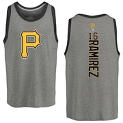 Men's Pittsburgh Pirates Aramis Ramirez ＃16 Backer Tank Top Ash