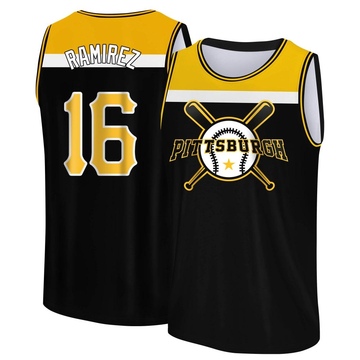 Men's Pittsburgh Pirates Aramis Ramirez ＃16 Legend Baseball Tank Top - Black/Yellow