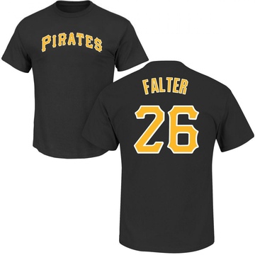 Men's Pittsburgh Pirates Bailey Falter ＃26 Roster Name & Number T-Shirt - Black