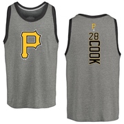 Men's Pittsburgh Pirates Billy Cook ＃28 Backer Tank Top Ash