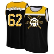 Men's Pittsburgh Pirates Blake Cederlind ＃62 Legend Baseball Tank Top - Black/Yellow