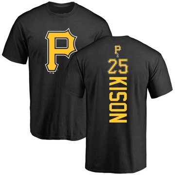 Men's Pittsburgh Pirates Bruce Kison ＃25 Backer T-Shirt - Black