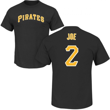 Men's Pittsburgh Pirates Connor Joe ＃2 Roster Name & Number T-Shirt - Black