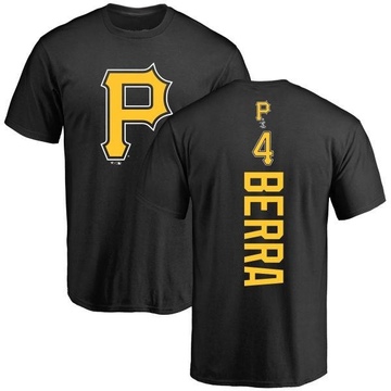 Men's Pittsburgh Pirates Dale Berra ＃4 Backer T-Shirt - Black