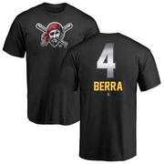 Men's Pittsburgh Pirates Dale Berra ＃4 Midnight Mascot T-Shirt - Black