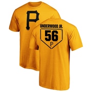 Men's Pittsburgh Pirates Duane Underwood Jr. ＃56 RBI T-Shirt - Gold