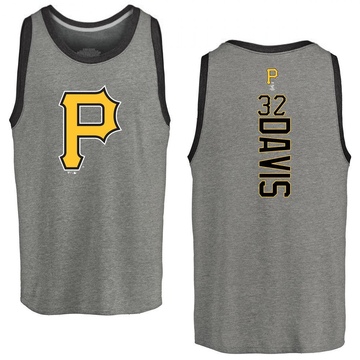 Men's Pittsburgh Pirates Henry Davis ＃32 Backer Tank Top Ash