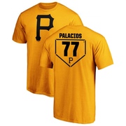 Men's Pittsburgh Pirates Joshua Palacios ＃77 RBI T-Shirt - Gold