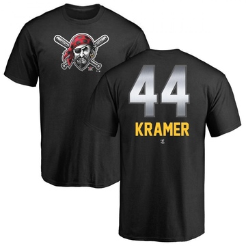 Men's Pittsburgh Pirates Kevin Kramer ＃44 Midnight Mascot T-Shirt - Black