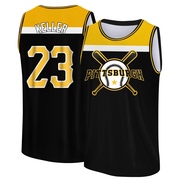 Men's Pittsburgh Pirates Mitch Keller ＃23 Legend Baseball Tank Top - Black/Yellow