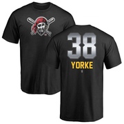 Men's Pittsburgh Pirates Nick Yorke ＃38 Midnight Mascot T-Shirt - Black