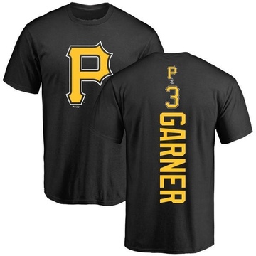 Men's Pittsburgh Pirates Phil Garner ＃3 Backer T-Shirt - Black