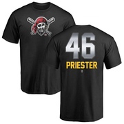 Men's Pittsburgh Pirates Quinn Priester ＃46 Midnight Mascot T-Shirt - Black