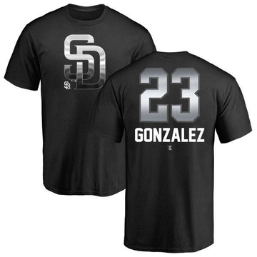 Men's San Diego Padres Adrian Gonzalez ＃23 Midnight Mascot T-Shirt - Black