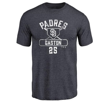 Men's San Diego Padres Cito Gaston ＃25 Base Runner T-Shirt - Navy