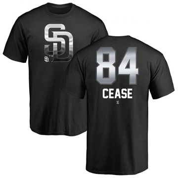 Men's San Diego Padres Dylan Cease ＃84 Midnight Mascot T-Shirt - Black