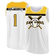 Men's San Diego Padres Garry Templeton ＃1 Legend Baseball Tank Top - White/Yellow