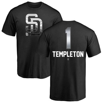 Men's San Diego Padres Garry Templeton ＃1 Midnight Mascot T-Shirt - Black