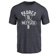 Men's San Diego Padres Graig Nettles ＃9 Base Runner T-Shirt - Navy