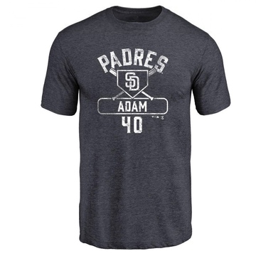 Men's San Diego Padres Jason Adam ＃40 Base Runner T-Shirt - Navy