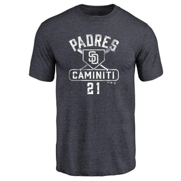 Men's San Diego Padres Ken Caminiti ＃21 Base Runner T-Shirt - Navy