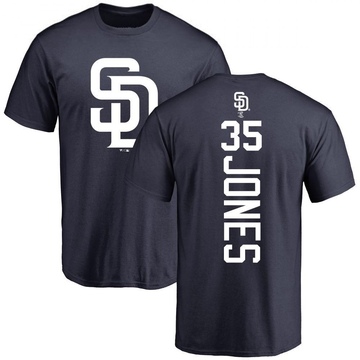 Men's San Diego Padres Randy Jones ＃35 Backer T-Shirt - Navy