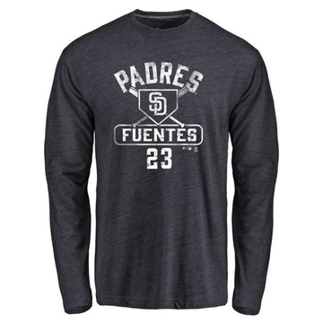 Men's San Diego Padres Tito Fuentes ＃23 Base Runner Long Sleeve T-Shirt - Navy