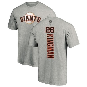 Men's San Francisco Giants Dave Kingman ＃26 Backer T-Shirt Ash