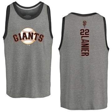 Men's San Francisco Giants Hal Lanier ＃22 Backer Tank Heathered - Gray