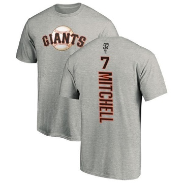 Men's San Francisco Giants Kevin Mitchell ＃7 Backer T-Shirt Ash
