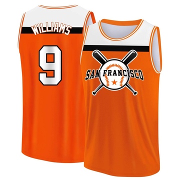 Men's San Francisco Giants Matt Williams ＃9 Legend Baseball Tank Top - Orange/White