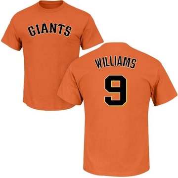 Men's San Francisco Giants Matt Williams ＃9 Roster Name & Number T-Shirt - Orange