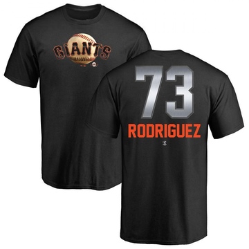 Men's San Francisco Giants Randy Rodriguez ＃73 Midnight Mascot T-Shirt - Black