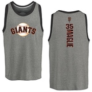 Men's San Francisco Giants Sal Maglie ＃35 Backer Tank Heathered - Gray