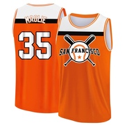 Men's San Francisco Giants Sal Maglie ＃35 Legend Baseball Tank Top - Orange/White