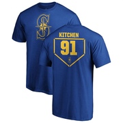 Men's Seattle Mariners Austin Kitchen ＃91 RBI T-Shirt - Royal