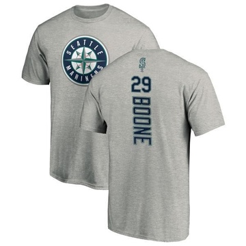 Men's Seattle Mariners Bret Boone ＃29 Backer T-Shirt Ash