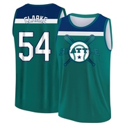 Men's Seattle Mariners Chris Clarke ＃54 Legend Baseball Tank Top - Aqua/Blue